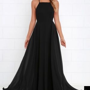MYTHICAL KIND OF LOVE BLACK MAXI DRESS- Lulu’s